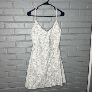 Peppermayo White Floral Tie Back Mini Dress